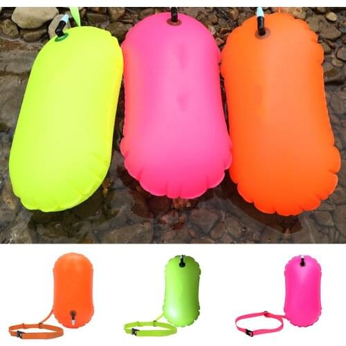 Inflatable Waterproof Dry Bag Swimming Rafting Kayaking PVC Open Water Swimmers Storage Pouch
