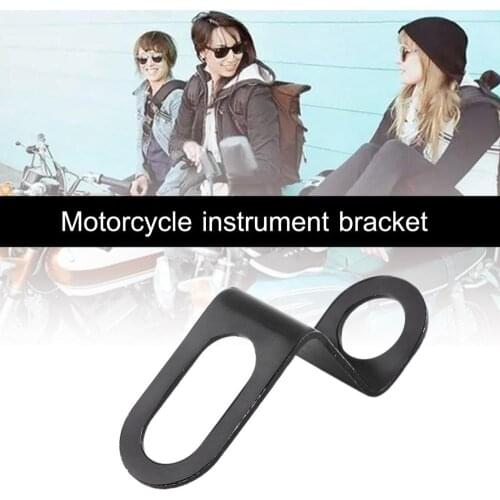 New Motorcycle Instrument Brackets Motorbike Scooter Odometer Tachometer Speedometer Bracket Retro Black Motor Meter Mount Stand