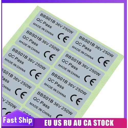 36V 250W Mid Drive Motor Sticker Electric Bicycle Conversion Kit Sticker for HUB Wheel Dirve eBike 350W 500W 750W 1000W Motor