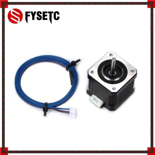 1pc Nema 17 Stepper Motor 42 Motor 1A 2 Phase 4 Wires 1.8 Degree With Cable For Extruder CNC Prusa I3 MK3 TEVO Tornado