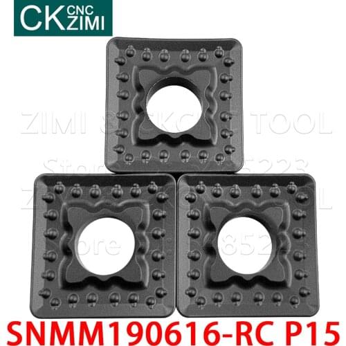 SNMM190616-RC P15 SNMM 190616 RC P15 Carbide Inserts External Turning Inserts Tools CNC Heavy cutting Metal lathe tool for Steel