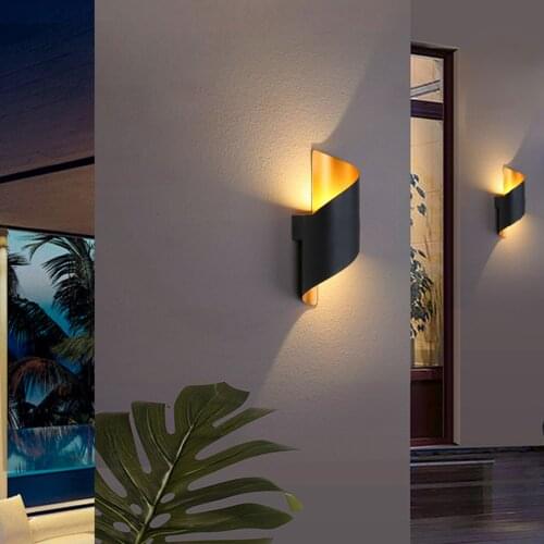 Modern LED Wall Light Waterproof IP6510W Outdoor & Indoor Lighting Home Hotel Shop Corridor Porch Sconce Wall Lamps AC85-265V