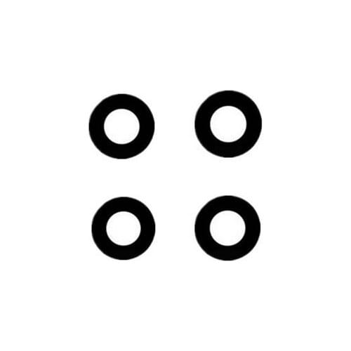 2pcs/lot Original New Camera Lens Back Camera Glass Lens for Xiaomi 4S mi4s m4s Glass Cover with Sticker