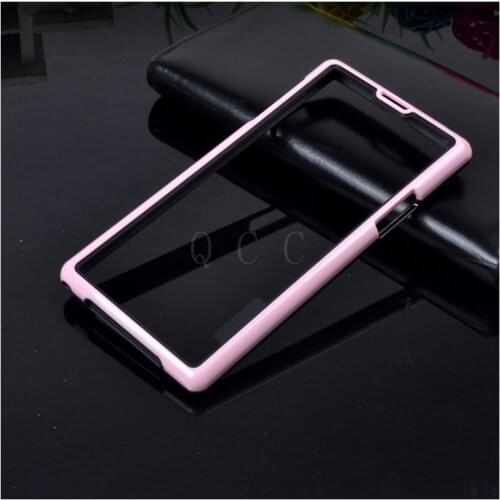 On Sale! hybrid Silicone protector frame tpu Bumper For sony Xperia Z1 L39H C6902 soft rubber cover phone bags case 6th colors