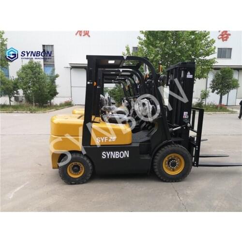 SYNBON 2020 2ton forklift truck Diesel natural gas electric forklift CE certification storage equipment Lifting machinery SYF20