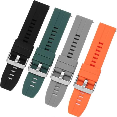 Waterproof silicone adaptation Huawei watch 2 GT PRO Honor Magic/Dream smart watch accessories 20mm 22mm Quick Release