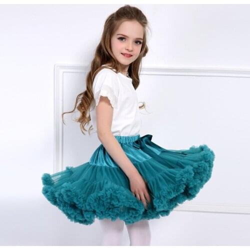 Baby Girls Tutu Skirt Fluffy Children Ballet Kids Pettiskirt Baby Girl Skirts Princess Tulle Party Dance Skirts For Girls