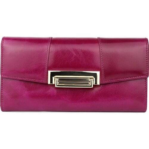 100% Genuine Leather Women Wallet Female Coin Purse Hasp Portomonee Clutch Money Bag Lady Handy Card Holder Long for Girl gift