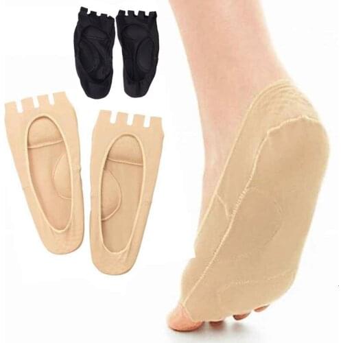 1Pair Anti-Slip Massage Pedicure Socks Arch Support Sock For Foot Flat Orthotics Flatfoot Insoles Posture Multifunction Socks