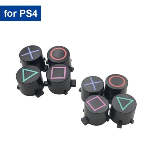 10sets Replacement for Sony Playstation Dualshock 4 3 DS4 PS3 PS4 Gamepad Controller Circle Square Triangle ABXY X Button