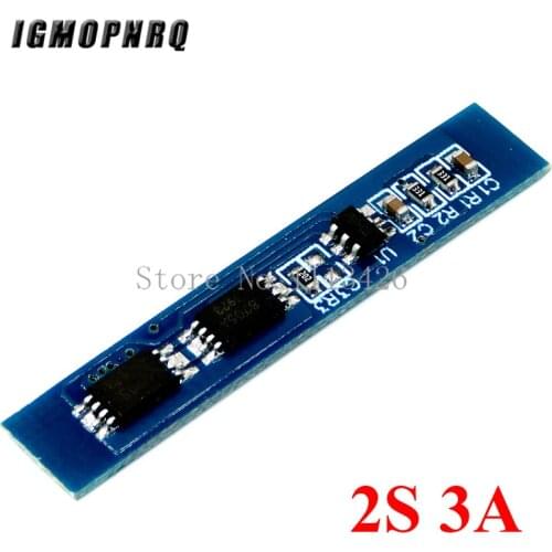 2S 3A Li-ion Lithium Battery 7.4v 8.4V 18650 Charger Protection Board bms pcm for li-ion lipo battery cell pack