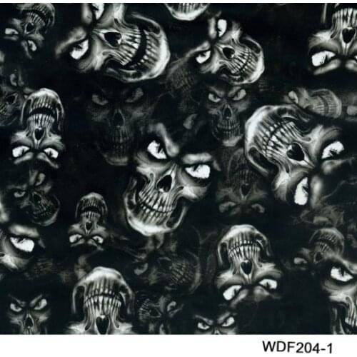 325-1 Decorative Material 50 square Width 1m skull hydro graphic film water transfer film