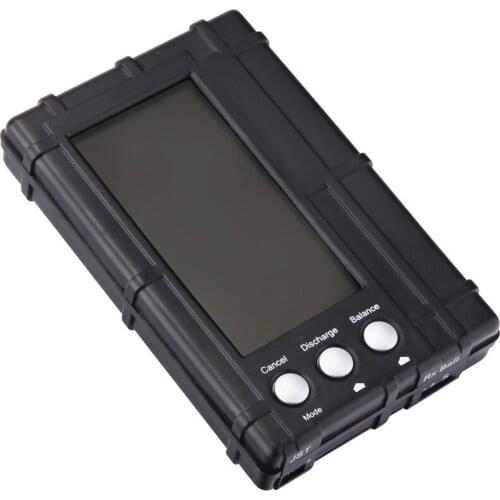 3 in 1 Battery Balancer Li-Polymer/Li-Fe 2-6 Cell Balancing and Discharging JST Connector LCD Screen