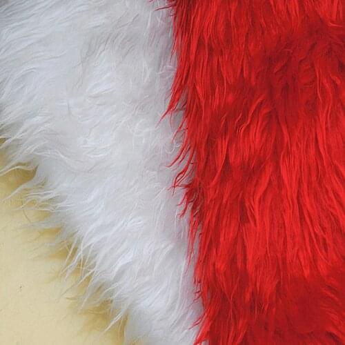 White Red Black Falling wool Plush blanket cloth fabric counter jewelry mat plush cloth carpet material 50x160cm