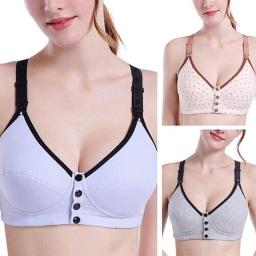 Nursing Bra Womens Wireless Sleeping Maternity Nursing Bra Bralette for Breastfeeding Pregnancy