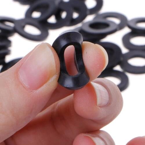 M3 M4 M5 M6 M8 M10 M12 M20 Black Plastic Rubber Flat Washer Plane Spacer Insulation Gasket Ring For Screw Bolt