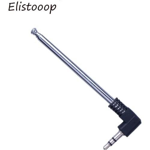 3.5mm FM Radio Antenna Receiver FM Radio Antenna Stainless Steel Antenna for Television Radio Electric Remote Control Lamps
