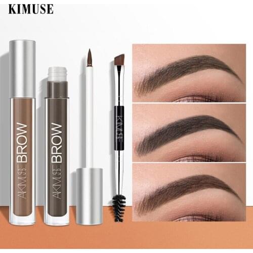 AIKIMUSE Eyebrow Gel Cream Waterproof Eyebrow Pencil Shadow Tint Eye Makeup Eyebrow Pen Long Lasting Cosmetic Eyebrow Enhancers