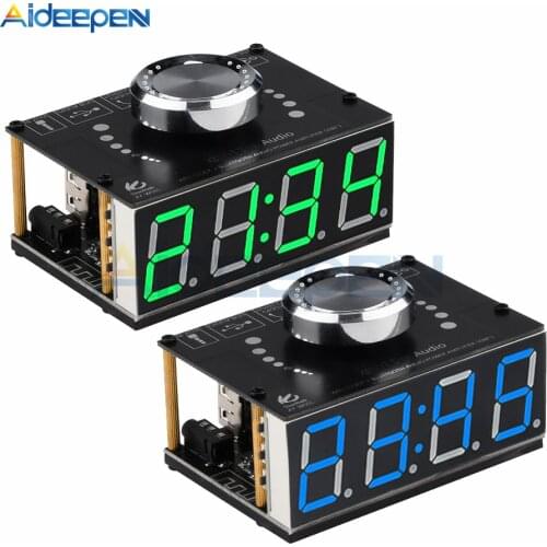 HIFI 50Wx2 Stereo Bluetooth 5.0 Digital Power Amplifier Board Module With WIFI Timing Clock XY-W50L With Fashion Sense