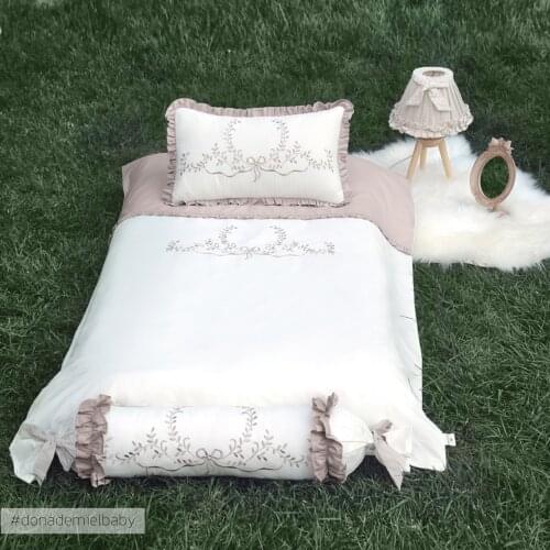 Jardin De Flores Embroidered Duvet Cover Set - Baby Duvet Cover - Child Duvet Cover