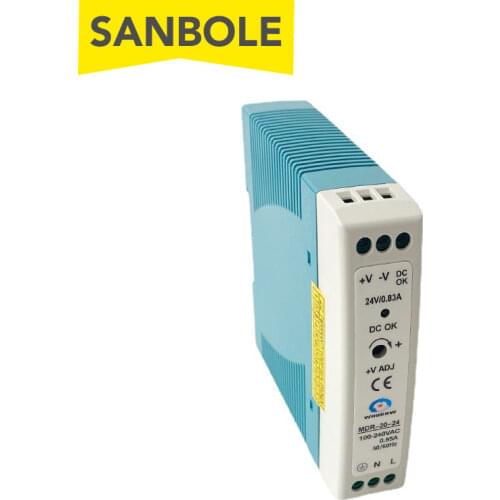 MDR-20W 12V24V DIN Rail Mounted Type Led Switching Power Supply Medical Care Automation Cabinet Engineering Switch