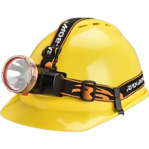 Miniature explosion headlight glare charging Super-bright lighting industry head-mounted waterproof helmet with explosion-proof