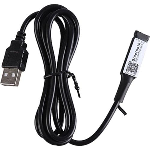 Mini 5V USB RGB Bluetooth Controller Sync to Music & Timer LED Strip Controller Dimmer for 5V 3528 5050 LED Strip TV Backlight