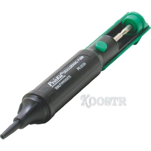 ProsKit Desoldering Pump Suction Tin Suckers Gun Soldering Iron Pen Piston With Double Oil Seals Quick And Easy Hand Tools