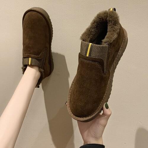 2020 New Style Casua Shallow Mouth Shoes Womanl Female Sneakers Round Toe Women Soft British Style New Winter Comfortable Cute
