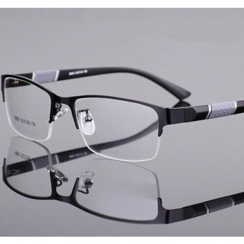 +1.0+1.5+2.0+2.5+3.0+3.5+4.0 Reading Glasses High Quality Half-frame Diopter Business Office Reading Glasses for Men and Women