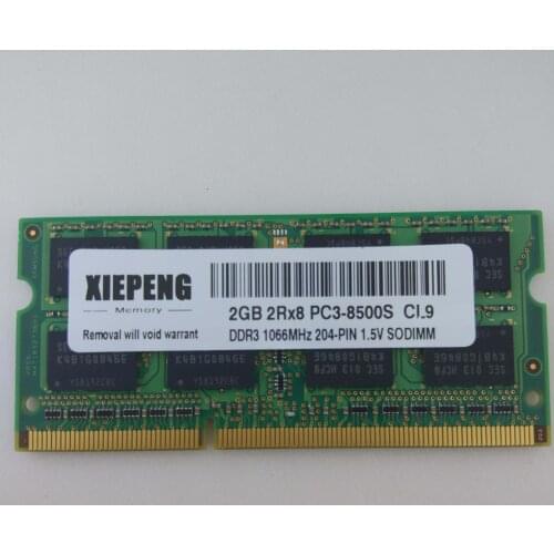 2GB 2Rx8 PC2-8500S 1066MHz DDR3 4gb 1066 MHz Laptop Memory 2G pc3 8500 Notebook 204-PIN SODIMM RAM