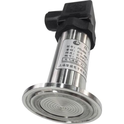 PTL508 clamp sanitary pressure transmitter/flat diaphragm pressure sensor/food pressure transmitter
