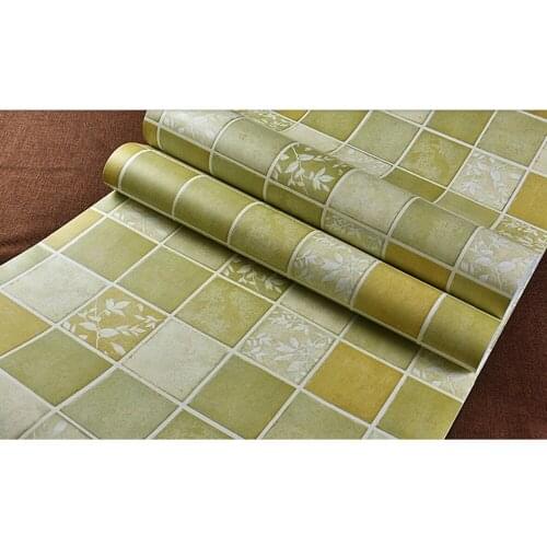 Thick self-adhesive mosaic wallpaper anti-oil paste kitchen high temperature anti-oil easy to scrub toilet tiles stickers waterp
