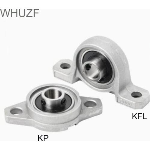 WHUZF KFL08 KFL000 KP000 KFL001 KP002 Bearing Shaft Support Spherical Roller Zinc Alloy Mounted Bearings Pillow Block Housing