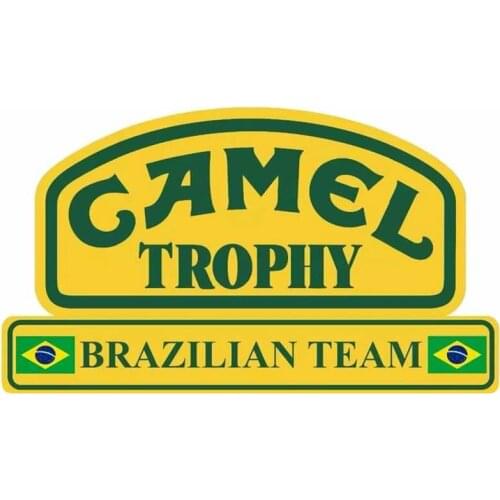 13cm*7cm 1 PCS Car Stickers Decor Motorcycle Decals Camel Trophy Decal Decorative Accessories Creative Sunscreen Waterproof PVC