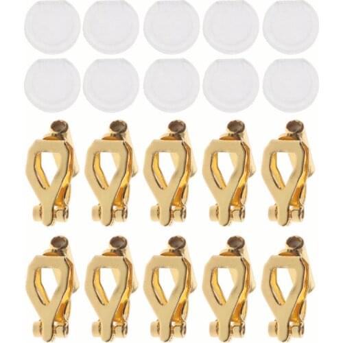 20Pcs DIY Earrings Converter With Comfort Earring Pads Turn Pierced Into Clip-On Dropshipping