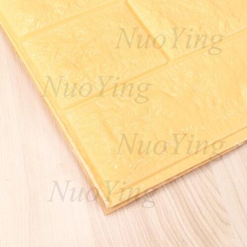 3D foam wall panel self adhesive Stickers Wood grain home decor living room for kids baby rooms bedroom sticker wallpaper