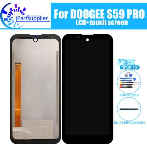 5.71 inch DOOGEE S59 PRO LCD Display+Touch Screen Digitizer Assembly 100% Original New LCD+Touch Digitizer for S59 PRO+Tools