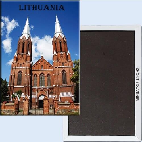 Anyksciai-Church-Lithuania Refrigerator Magnets Travel souvenirs 21908