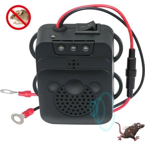 Car Ultrasound Mouse Repeller Intelligent Sensor Circuit Protection Repeller Equipment Accessories