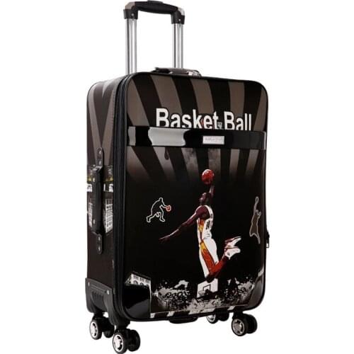 GraspDream 24 carry-on Suitcase with wheels Girl and kids cartoon pictures luggage travel bag trolley bags childrens suitcases