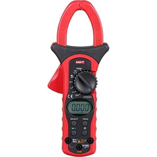 UNI-T Clamp meter UT205A ac current clamp meter 1000a voltage resistance frequency digital clamp multimeter mini clamp meter