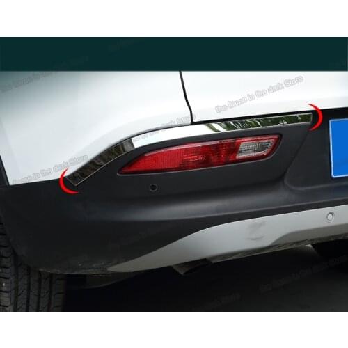 Lsrtw2017 for Chery Tiggo 7 Car Rear Foglight Strip Trims Decorative Interior Accessories 2016 2017 2018 2019 2020