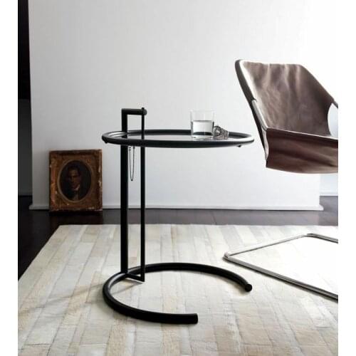 Small Table Eileen Gray Adjustable Height Black Version Limited Edition Rare
