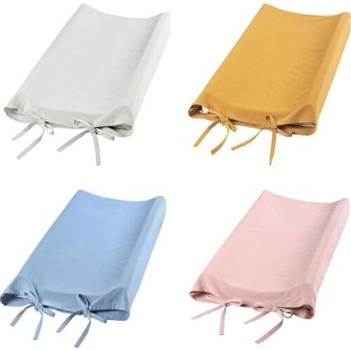 Newest Soft Reusable Changing Pad Cover Breathable Infant Changing Table Sheets Liner Cover Baby Changing Pad Nursery Supplies