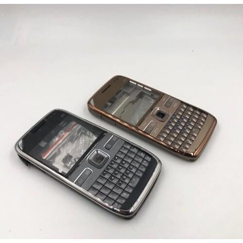 Original For Nokia E72 Housing Front Faceplate Frame Cover Case+Back cover/battery door cover+Keypad