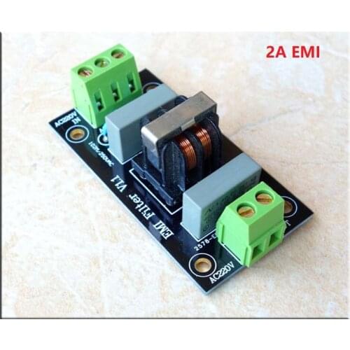Power Filter Board 2A 4A 18A EMI Filter Double Side Sunk Gold PCB Suitable For Amp, Preamplifier, DAC, Power Amplifier