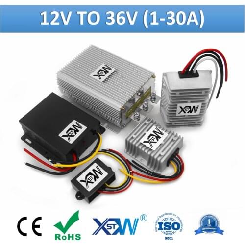 XWST 12v to 36v DC to DC Converter Step Up Boost Power Converter 36vdc Stabilizer 1A 3A 5A 10A 20A 30A Output Voltage Module
