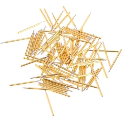 100Pcs/Bag Dia 1.02mm Length 15.85mm 100g Spring Test Probe Pogo Pin Tool P75-B1