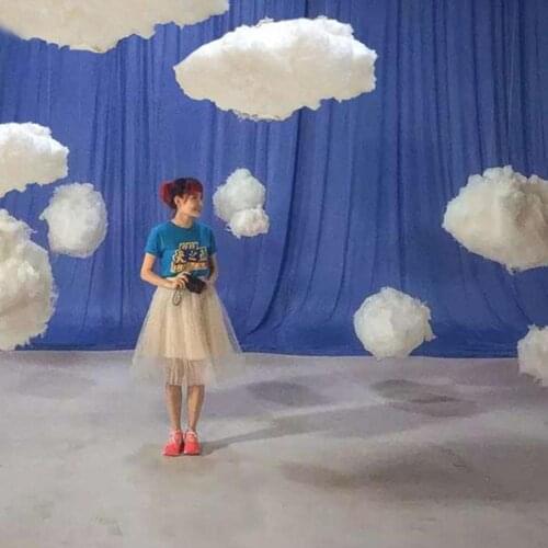 My Cloud Hanging Decor Colorful False Clouds Decorations Light Wedding 1pc with Lanyard Beauty Party Childrens Room